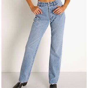 Rolla’s classic straight jean, 90s blue, 24